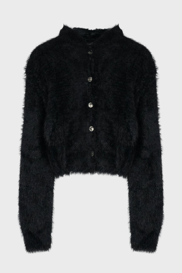 CHIMERA FUR HOODED ZIP-UP