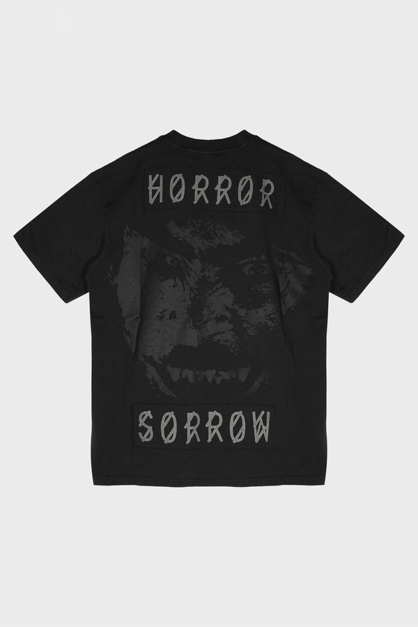 TEE FADED BLACK + SORROW SMOKE GREY