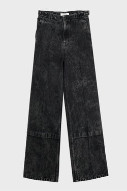 DENIM CHINO TROUSERS