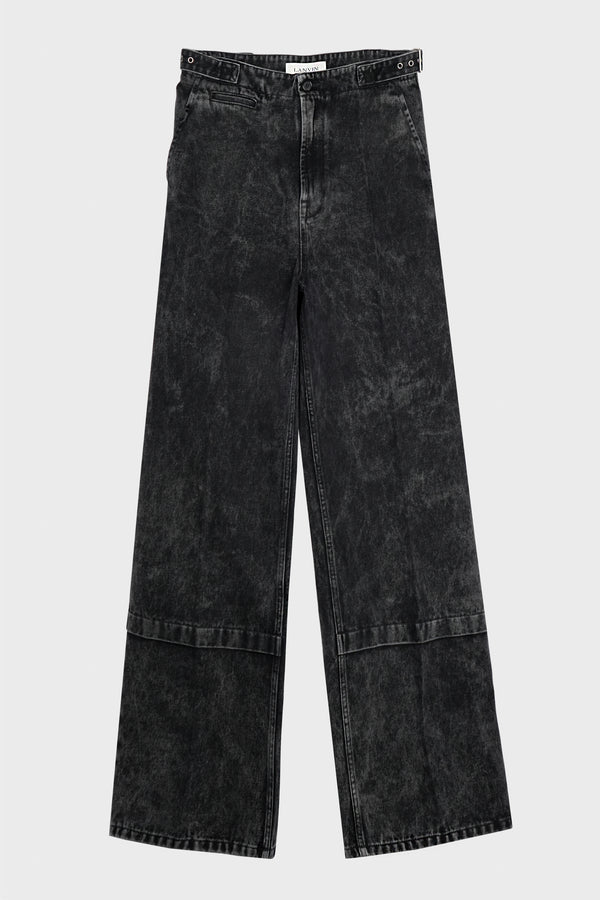 DENIM CHINO TROUSERS