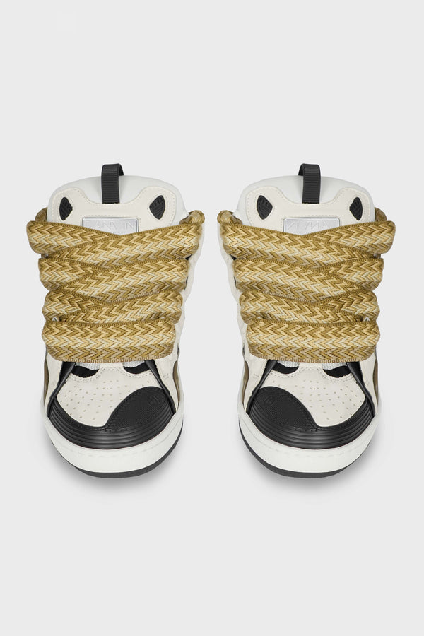 CURB SNEAKERS WHITE/KHAKI