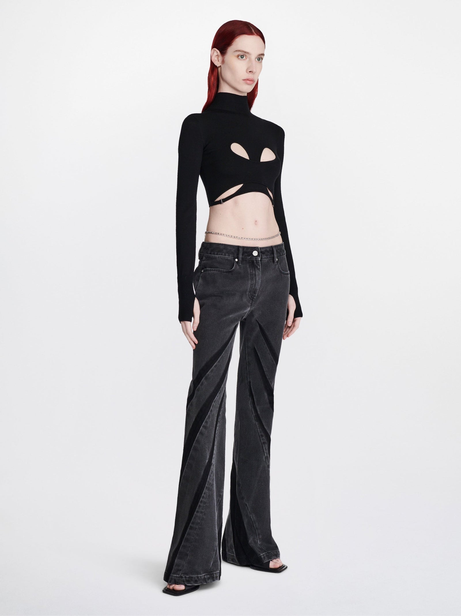【関税込み】Dion Lee トープ Mobius Loop 長袖トップス DION LEE -MOBIUS LOOP LS TOP BLACK – LABSTORE LONDON