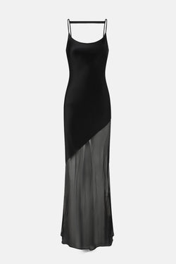 PANELED SLIP DRESS