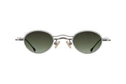 × ZIGGY CHEN VINTAGE GREY + SILVER CLIP SUNGLASSES