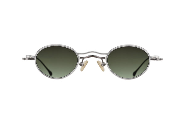 × ZIGGY CHEN VINTAGE GREY + SILVER CLIP SUNGLASSES