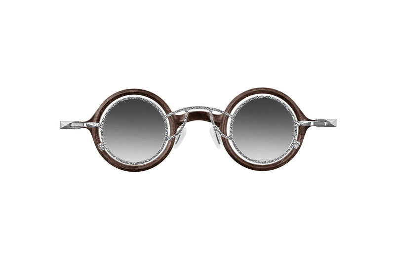 × ZIGGY CHEN ANTIQUE BRONZE + ANTIQUE TITANIUM CLIP SUNGLASSES