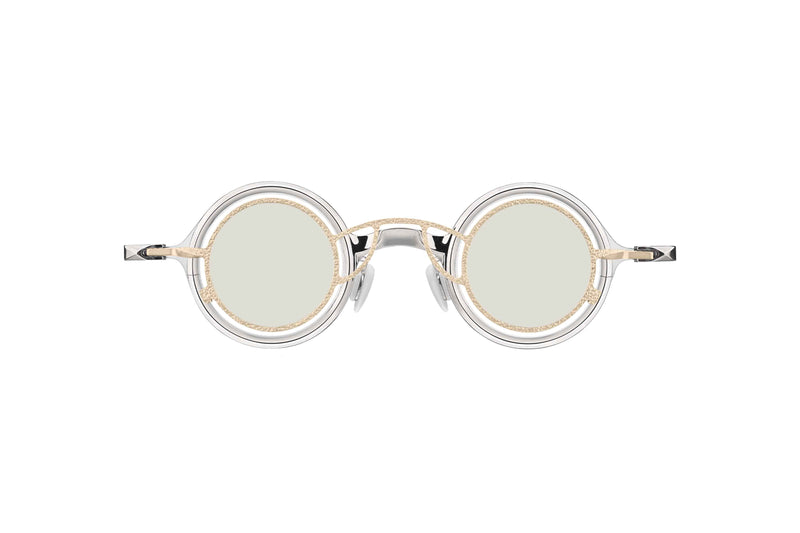 × ZIGGY CHEN POLISHED + PALE GOLD CLIP SUNGLASSES