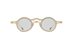 GOLD + PALE GOLD CLIP SUNGLASSES