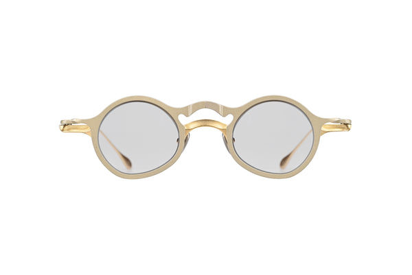 GOLD + PALE GOLD CLIP SUNGLASSES