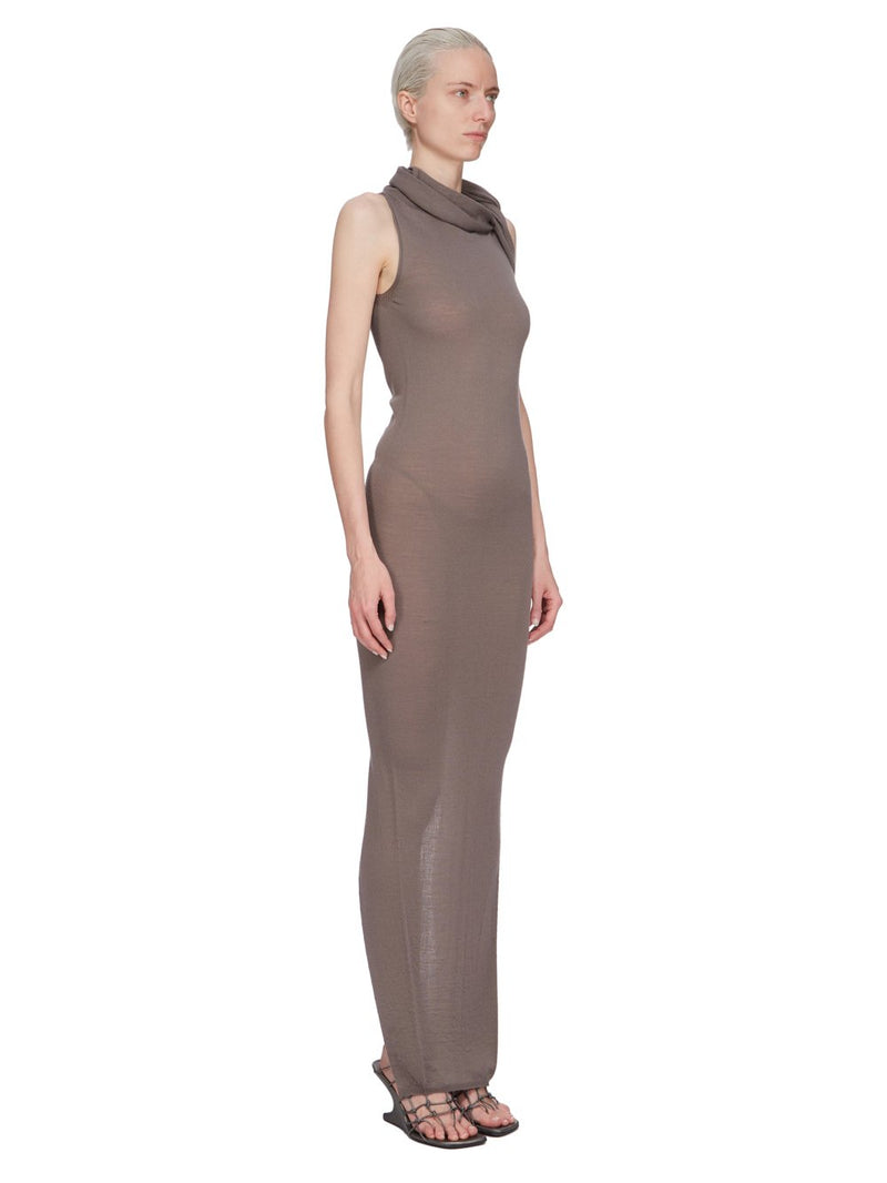 BANDED T DRESS DUST