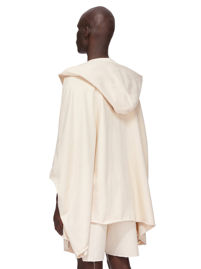 HOODED KAFTAN NATURAL
