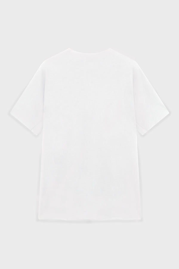 ONE PIECE SHORT SLEEVE T-SHIRT WHITE