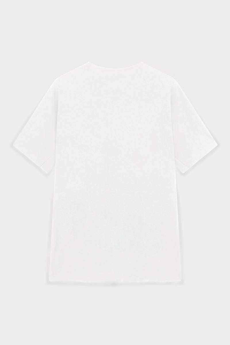 ONE PIECE SHORT SLEEVE T-SHIRT WHITE