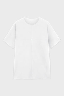 ONE PIECE SHORT SLEEVE T-SHIRT WHITE