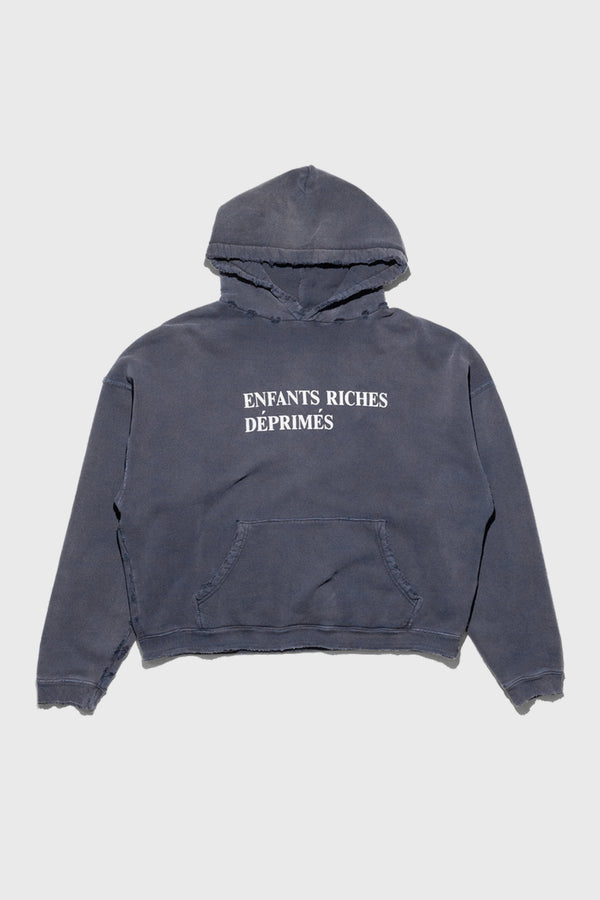 THRASHED LOGO HOODIE