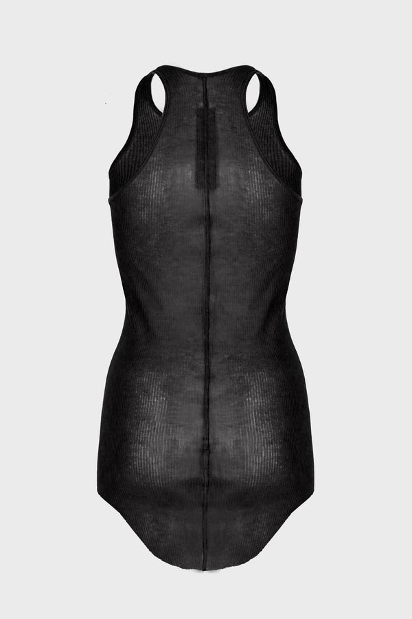 BASIC RIB TANK BLACK W