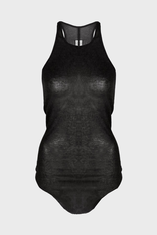 BASIC RIB TANK BLACK W