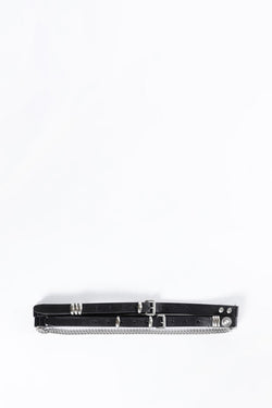 LUEN 4 CM MULTI BELT BLACK