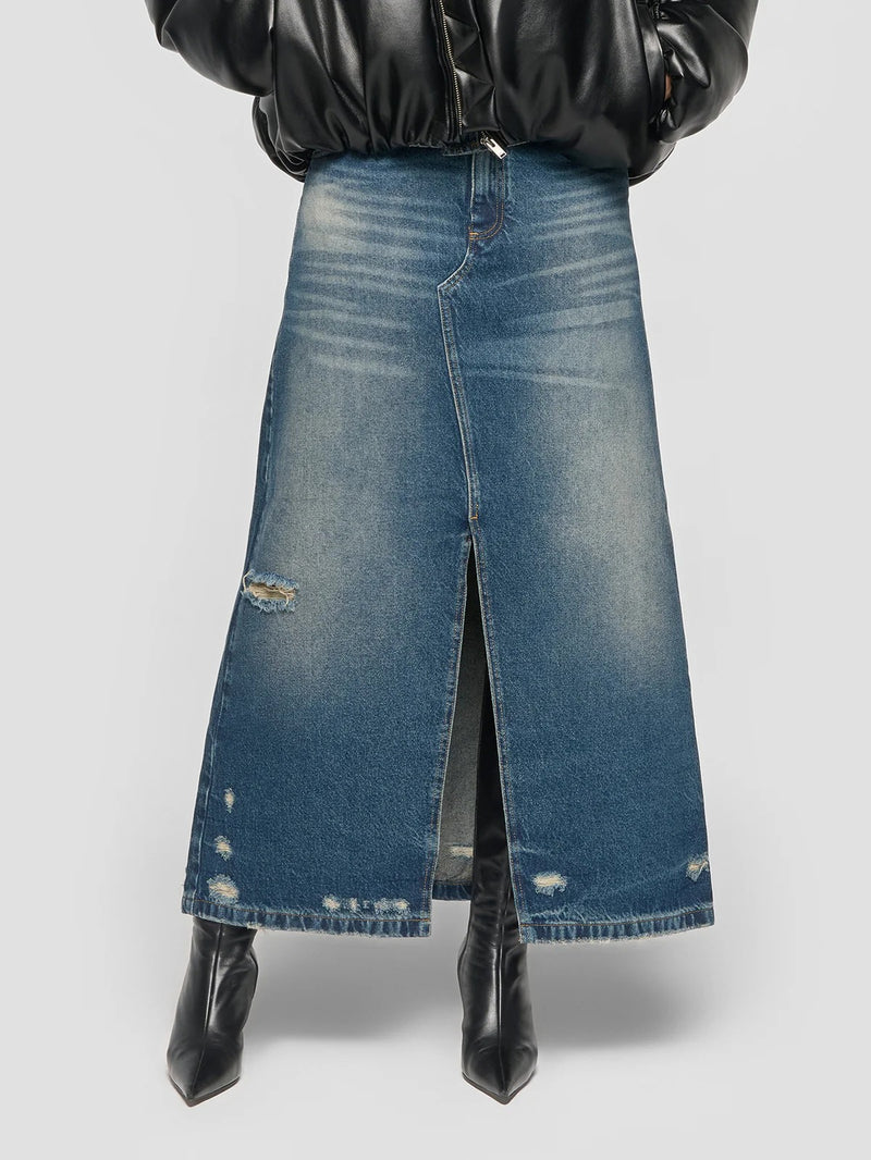 PACIFIC WASH DENIM SKIRT