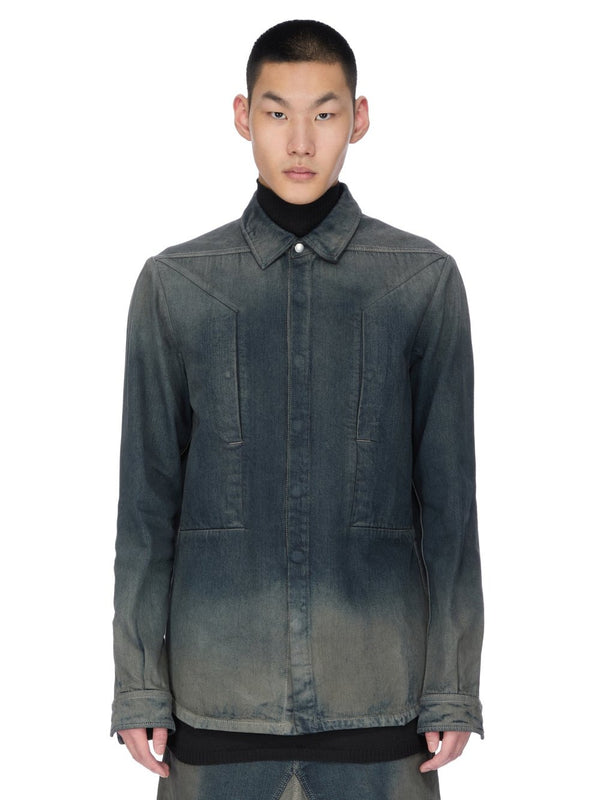 FOGPOCKET OUTERSHIRT DARKDUST DEGRADE