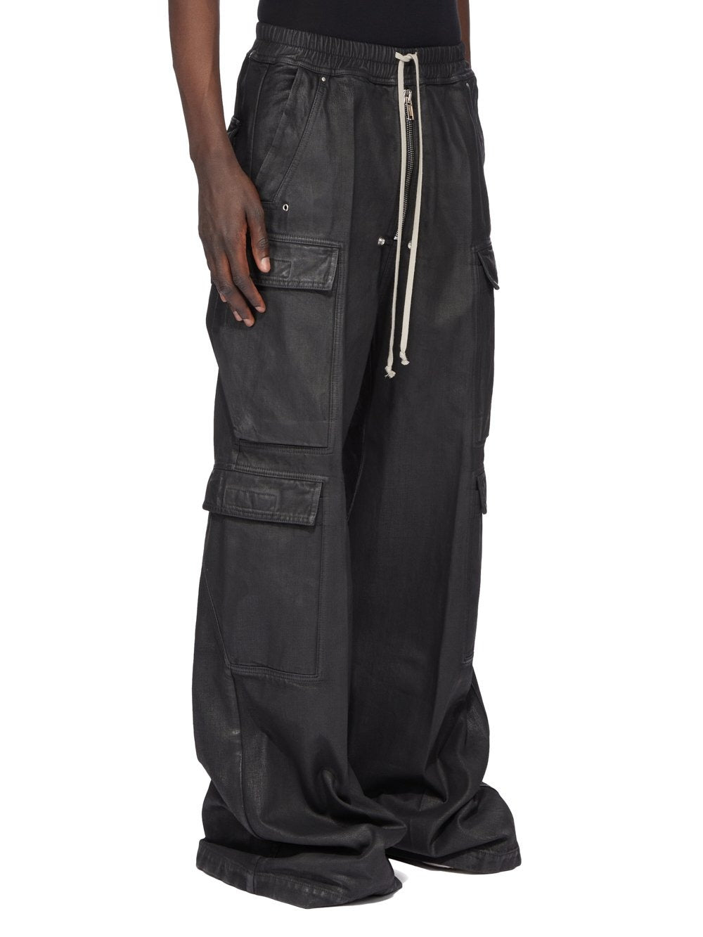 RICK OWENS DRKSHDW - DOUBLE CARGO JUMBO BELAS BW – LABSTORE