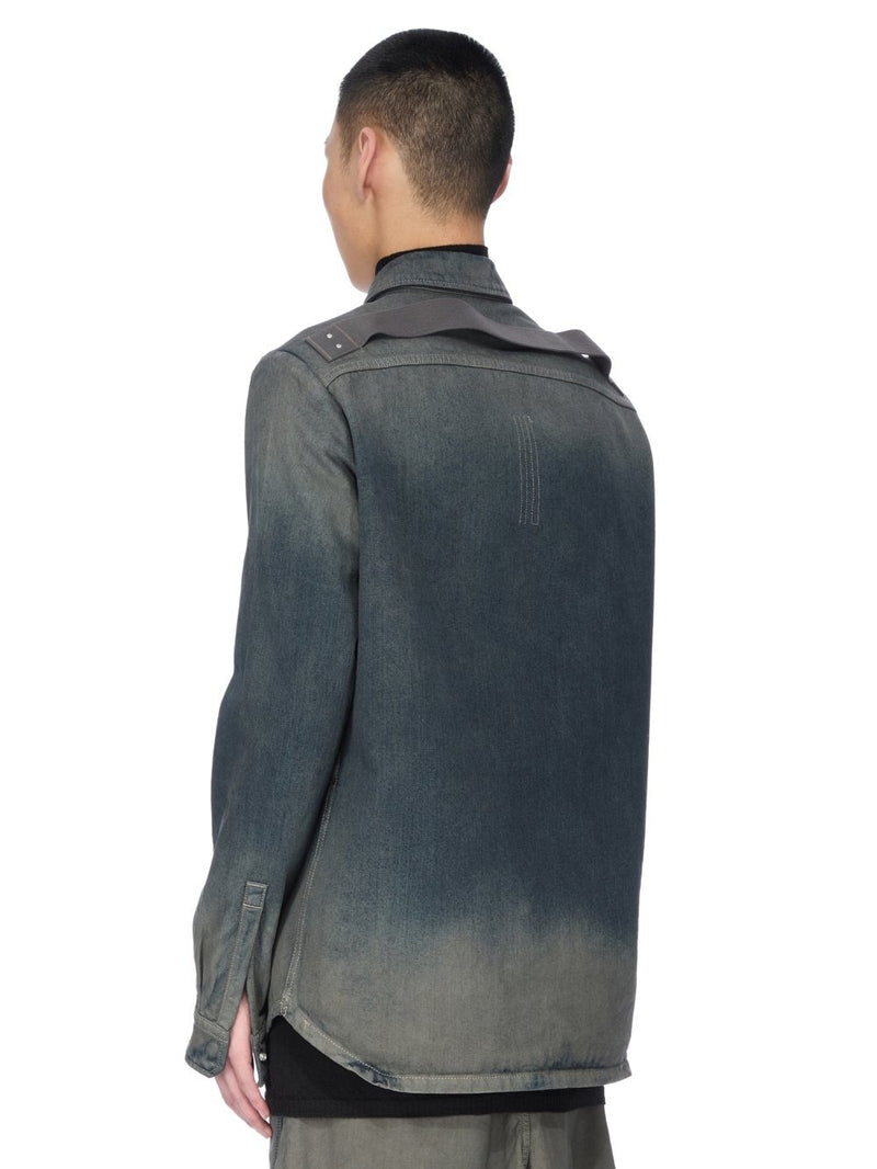 FOGPOCKET OUTERSHIRT DARKDUST DEGRADE