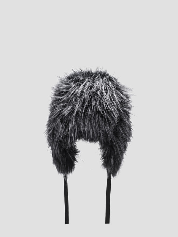 FAUX FUR AVIATOR HAT