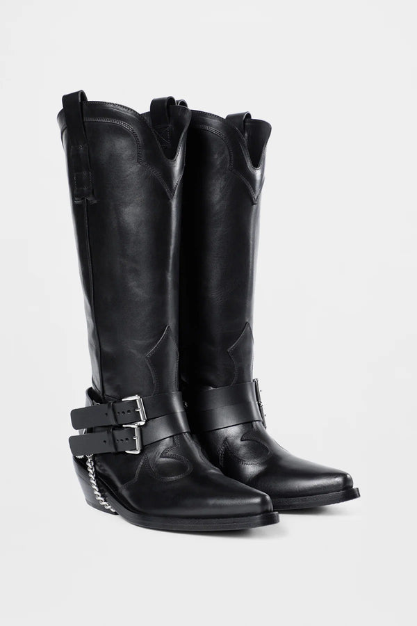 FINNBO SANTIAGS BOOTS WITH BELTS