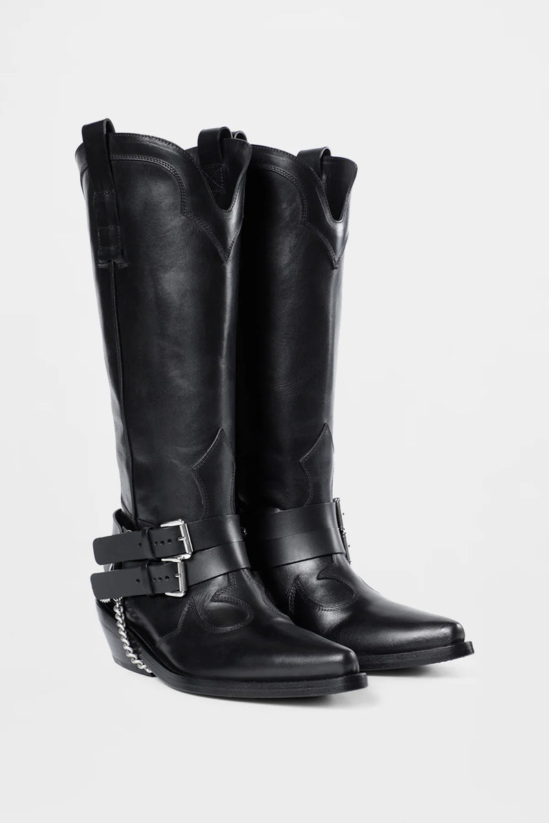 FINNBO SANTIAGS BOOTS WITH BELTS