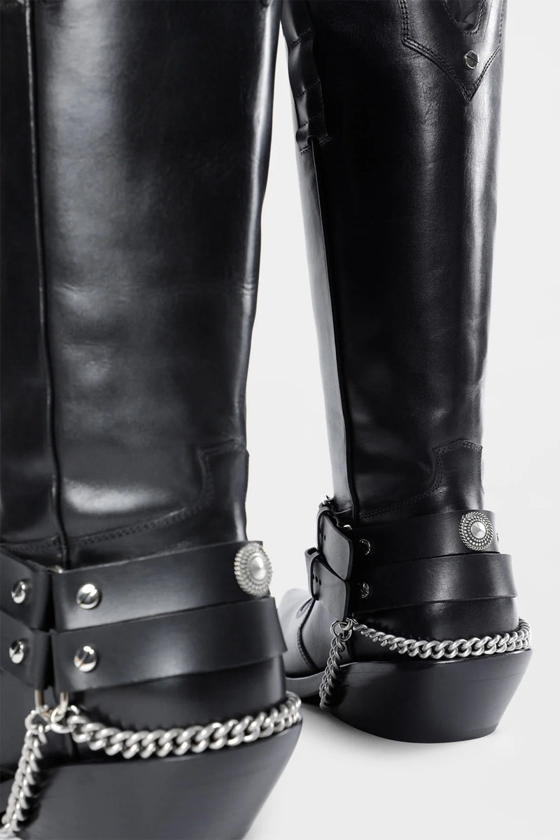 FINNBO SANTIAGS BOOTS WITH BELTS