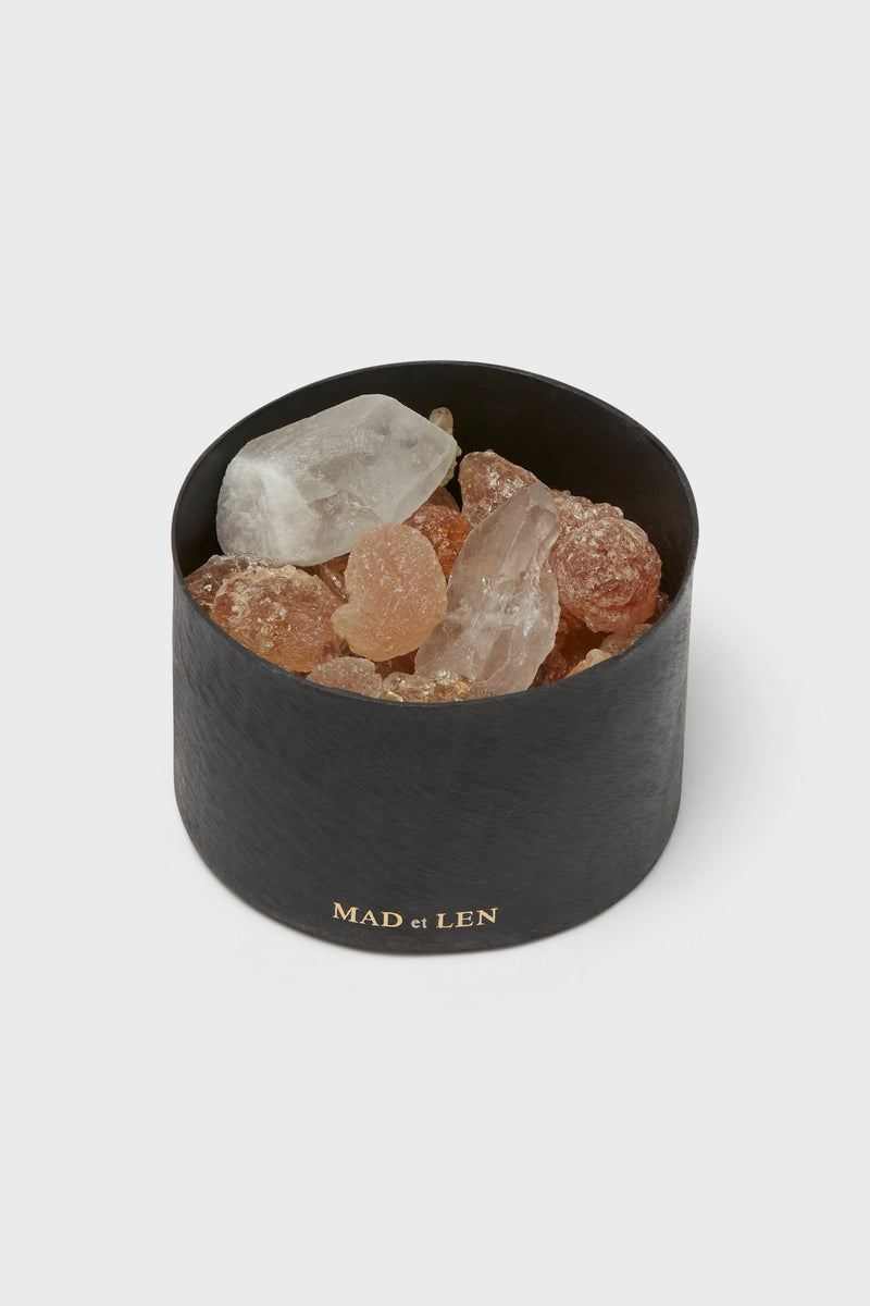 MINI FLAT POT POURRI AMBER CRYSTAL