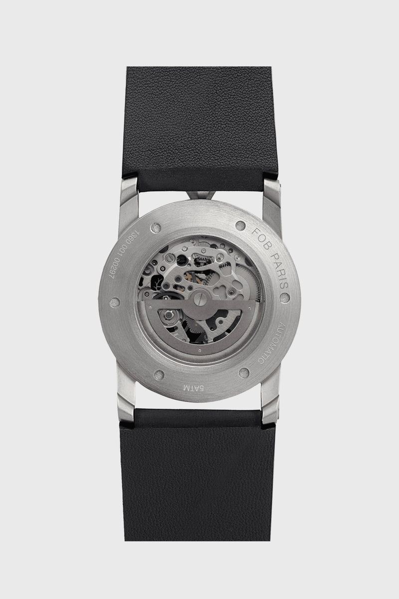 R413 Silver Skeleton w/ Vachetta Strap