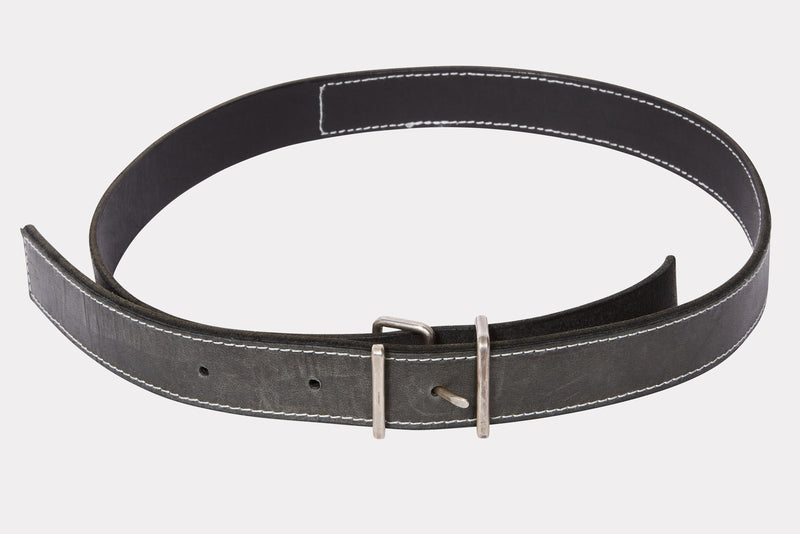 Nero Black Spiral Buckle Belt
