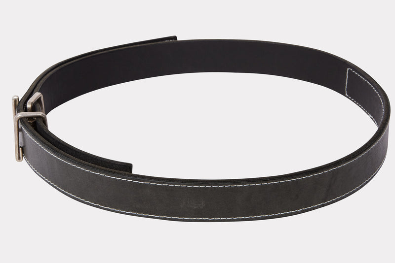 Nero Black Spiral Buckle Belt