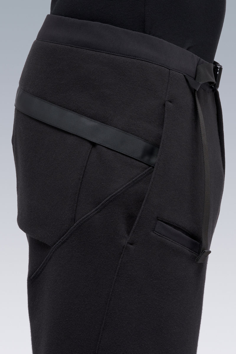 P39-PR Organic Cotton 8-pocket Sweatpant - Black