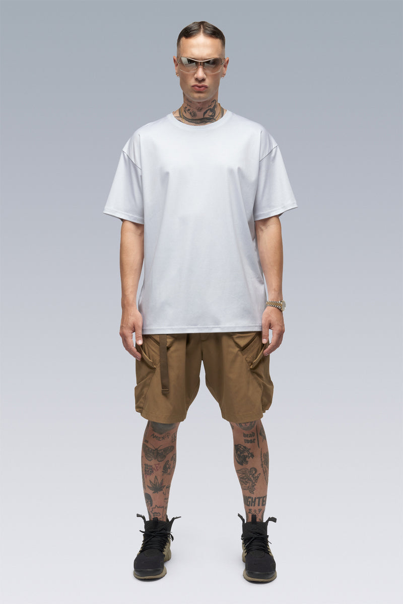 S24-PR-A 100% Cotton Mercerized Short Sleeve T-shirt - White