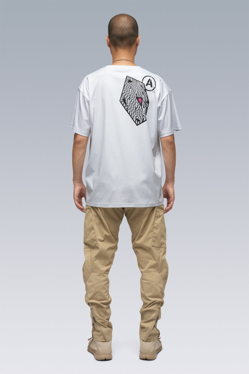 S24-PR-B 100% Cotton Mercerized Short Sleeve T-shirt - White