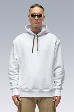 S26-PR Organic Cotton Hooded Sweatshirt - White