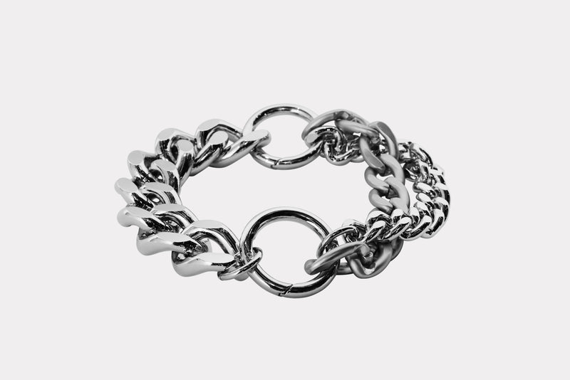 Trial-tone Chain Bracelet