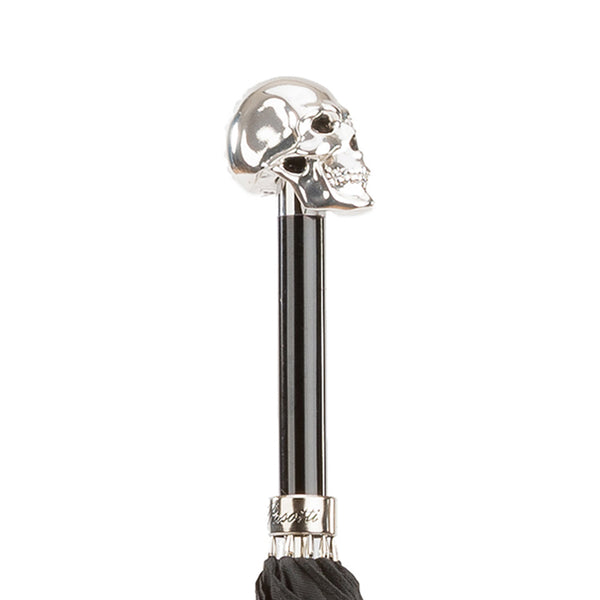 SILVER SKULL UMBRELLA