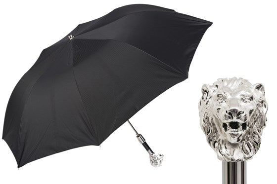 SILVER LION FOLDING UMBRELLA