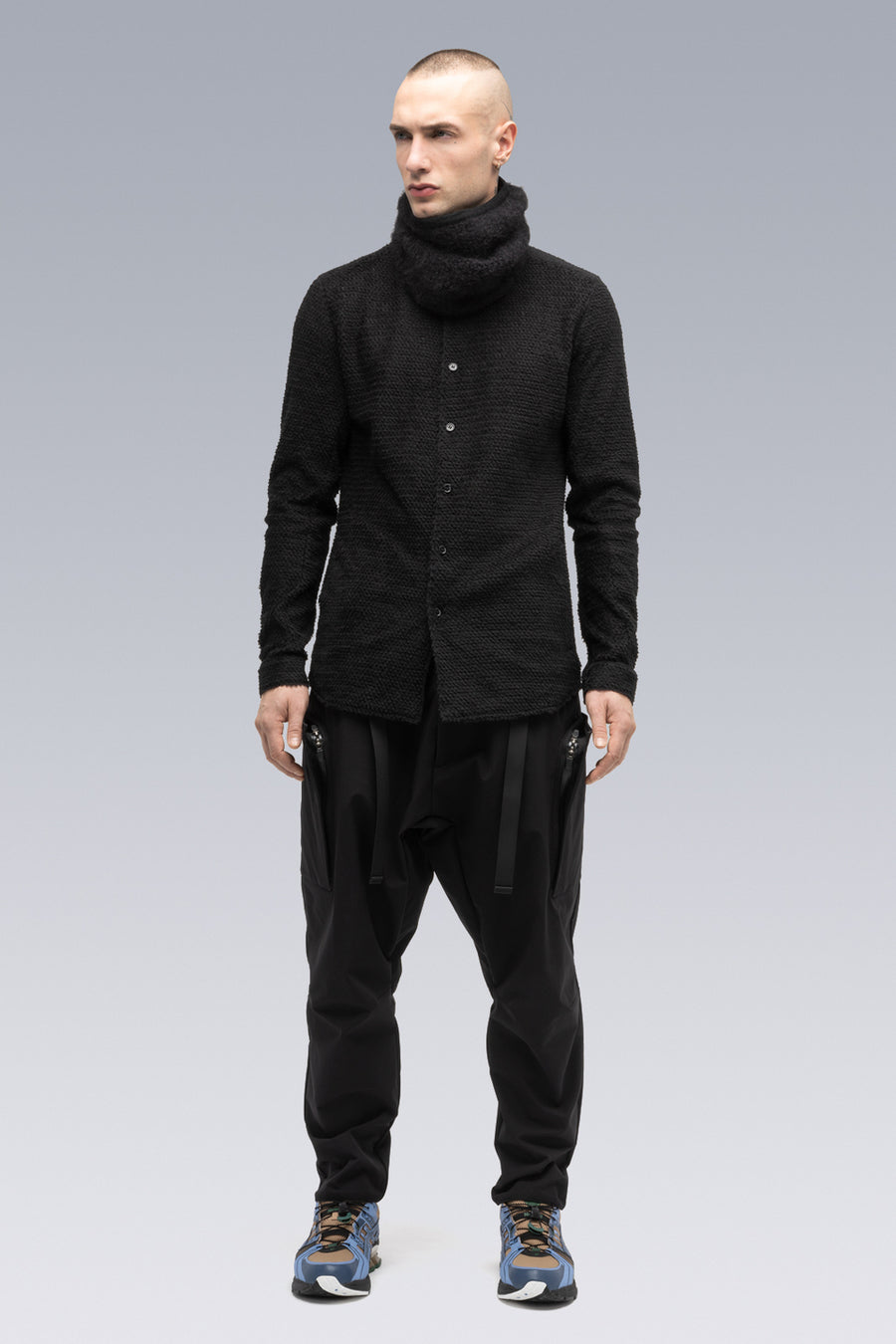 最安価格 NG5-PU ACRONYM Hand-Knit LABSTORE – Gaiter Neck Alpaca Suri 小物