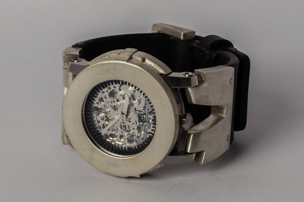 Case, Silver Skeleton, Hyperstrap-V Buckle Watch