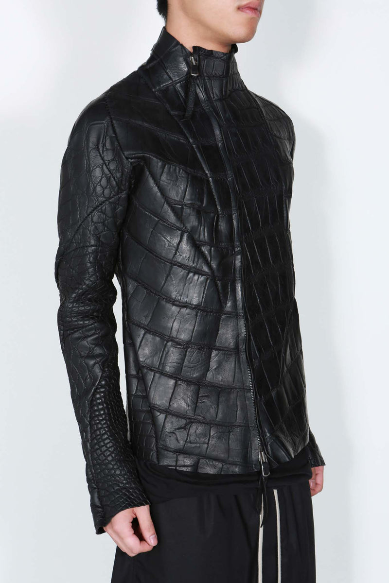Genuine Alligator Leather Jacket