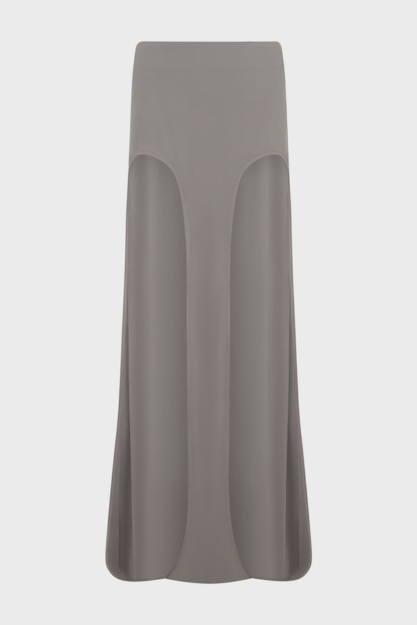 PEWTER ARCH LONGLINE SKIRT