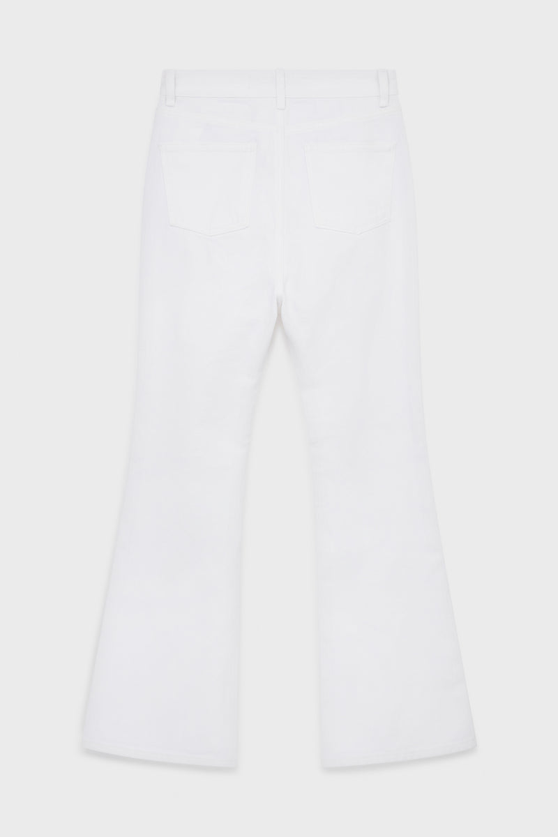 WHITE FLARED JEANS