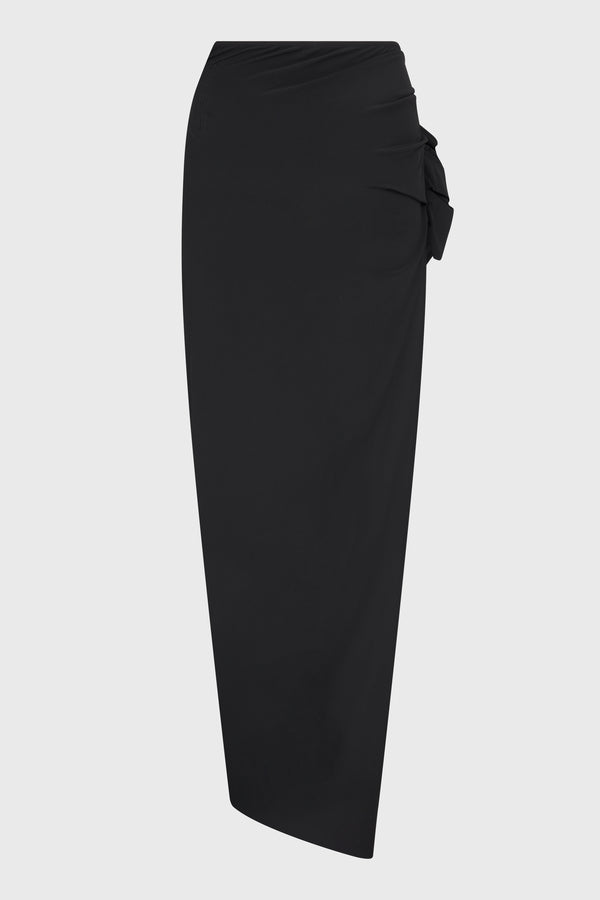 EDFU SKIRT SILK BLEND BLACK