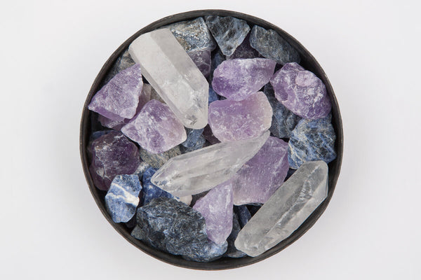 SMALL POT POURRI TOTEM CIRCLE PURPLE HAZE