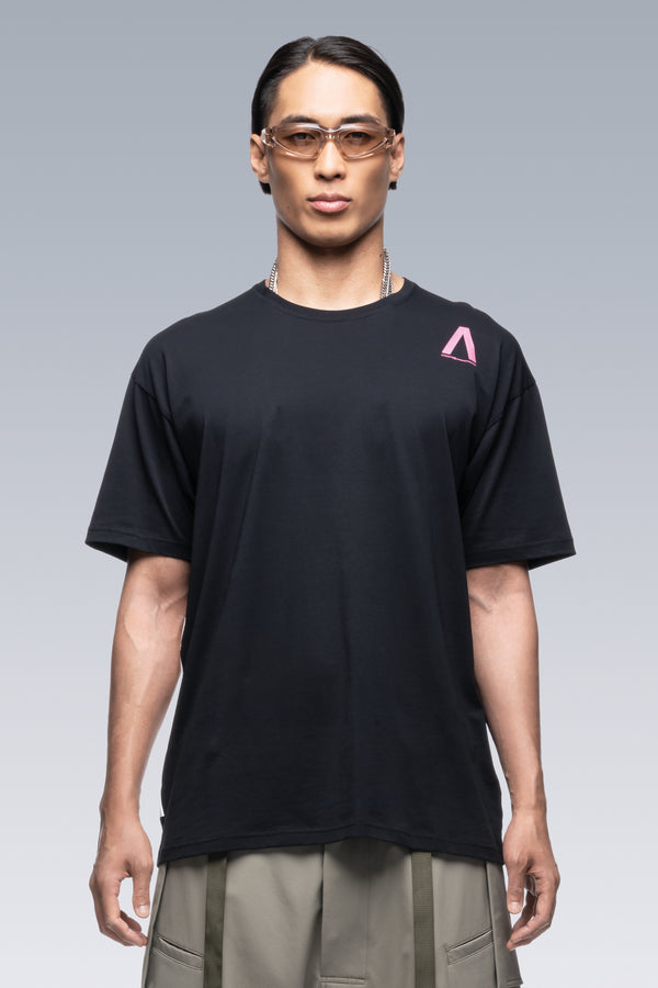 S24-PR-C Pima Cotton Short Sleeve T-shirt - Black