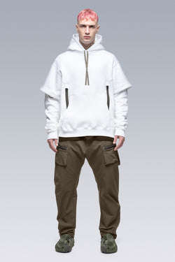 S34-PR Organic Cotton Hooded Sweatshirt - White